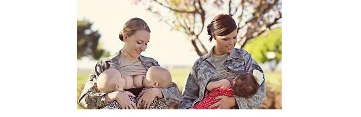 Controversial photo of two moms at Fairchild Air Force Base